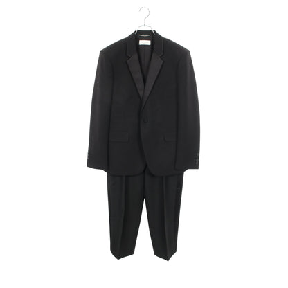 サイドライン セットアップ スーツ ウール ブラック サンローランパリ スーツ SAINT LAURENT PARIS