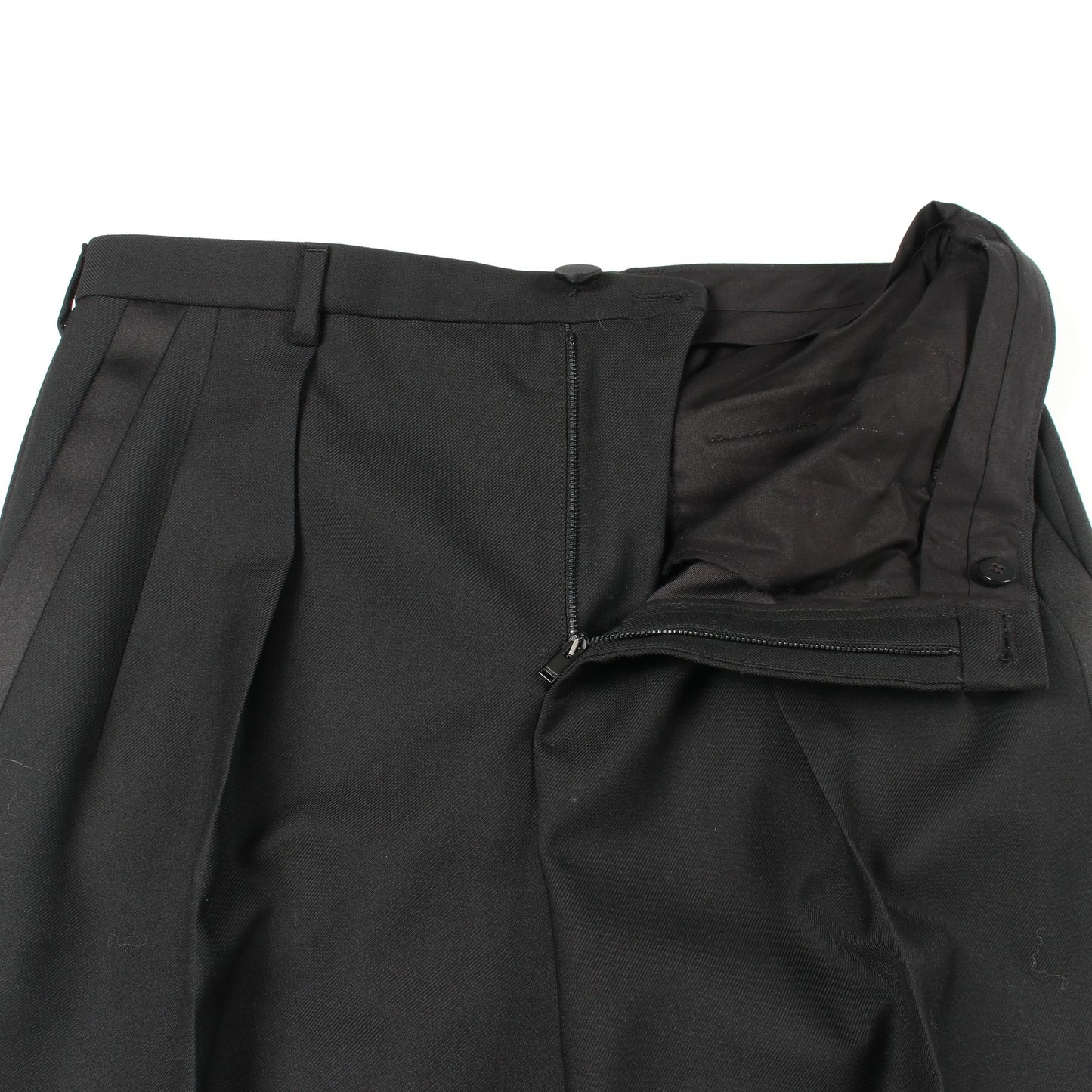 サイドライン セットアップ スーツ ウール ブラック サンローランパリ スーツ SAINT LAURENT PARIS