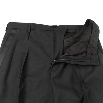 サイドライン セットアップ スーツ ウール ブラック サンローランパリ スーツ SAINT LAURENT PARIS