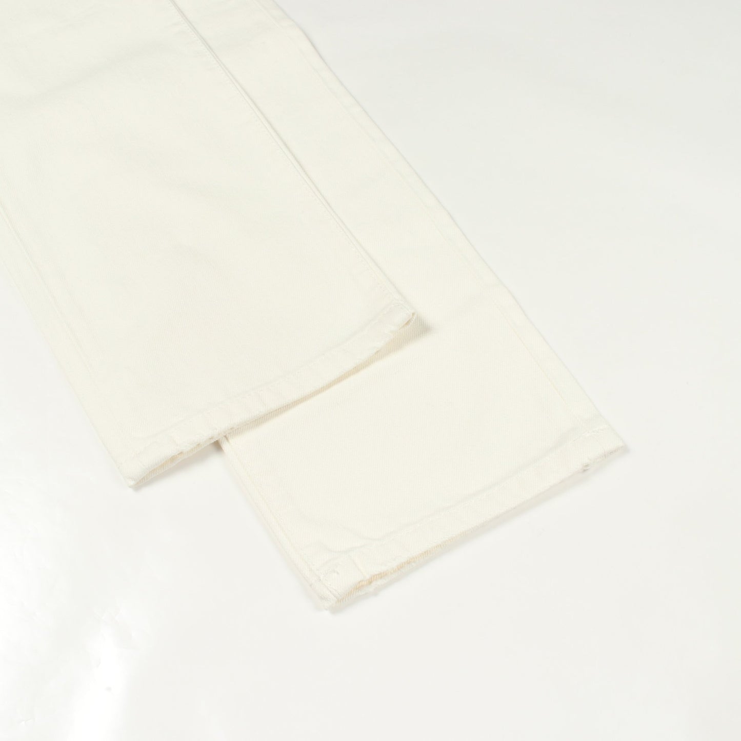 ボタンフライ ダメージ加工 デニムパンツ コットン ホワイト サンローランパリ ボトムス SAINT LAURENT PARIS