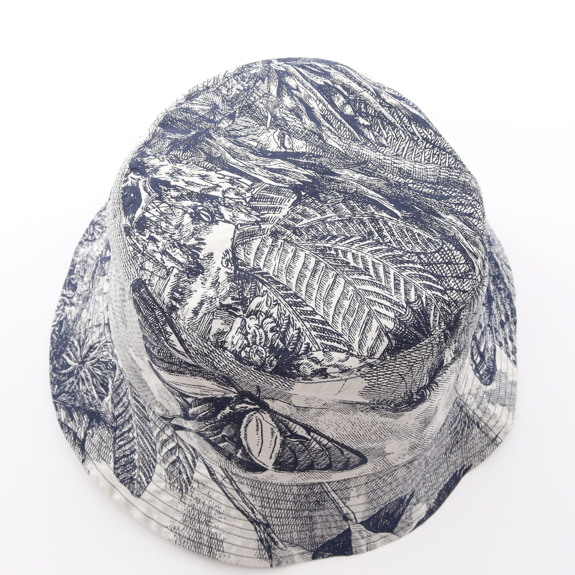 Toile de Jouy トワル ドゥ ジュイ バケット ハット 帽子 オフホワイト ネイビー クリスチャンディオール 財布・小物 Christian Dior