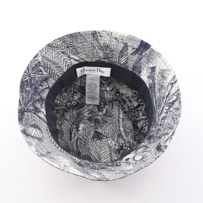 Toile de Jouy トワル ドゥ ジュイ バケット ハット 帽子 オフホワイト ネイビー クリスチャンディオール 財布・小物 Christian Dior