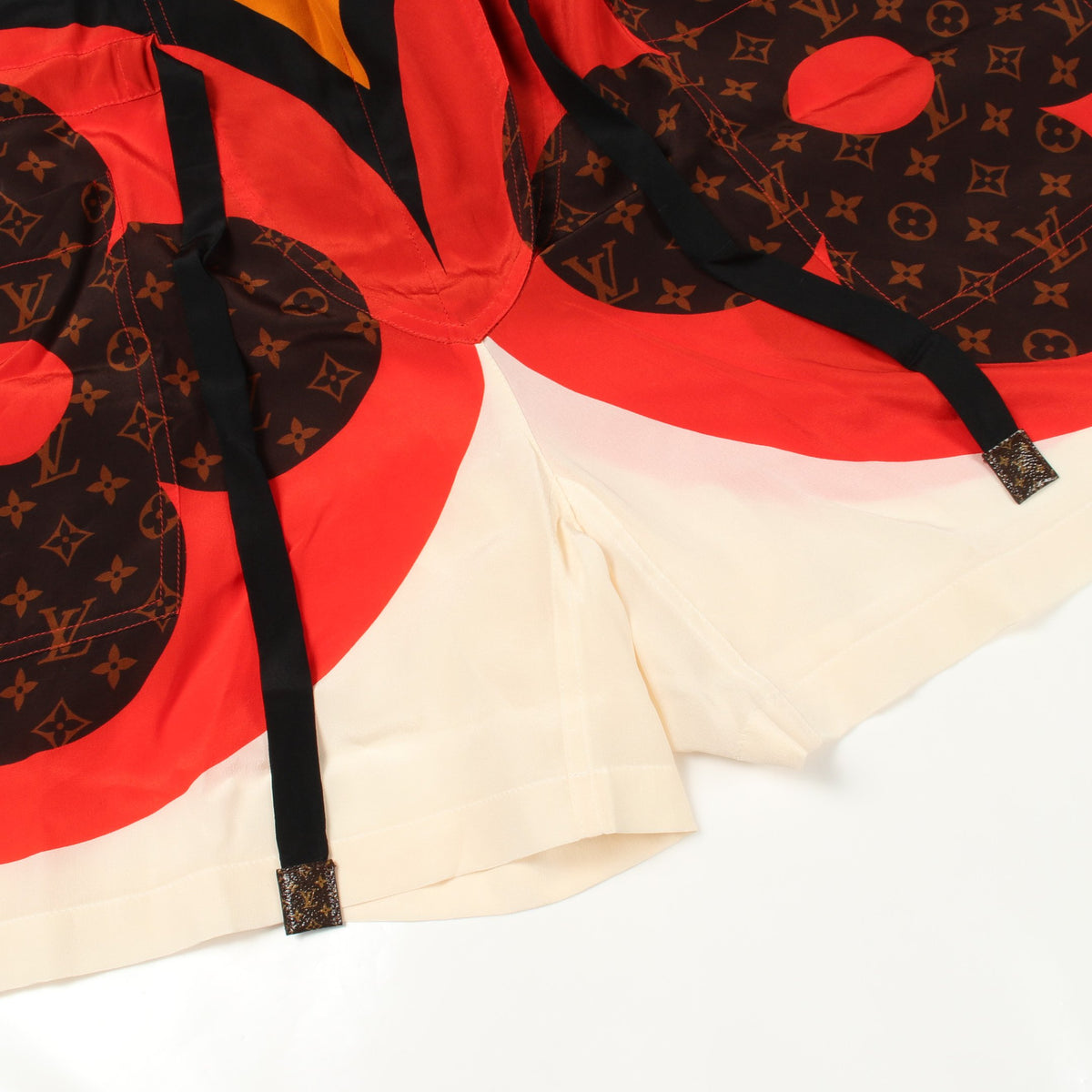 モノグラム オールインワン シルク ブラック マルチカラー ルイヴィトン ワンピース LOUIS VUITTON