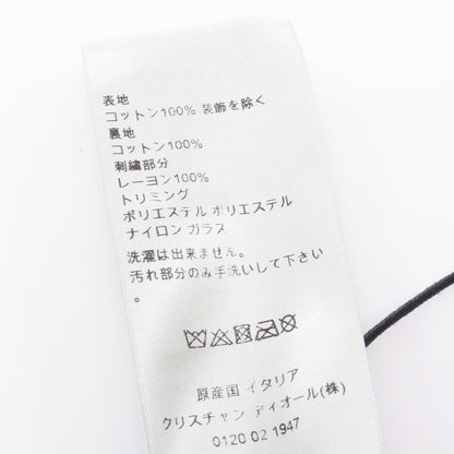 DIOR TEARS キャップ 帽子 コットン ラインストーン ネイビー クリスチャンディオール 財布・小物 Christian Dior