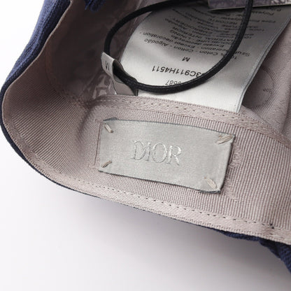 DIOR TEARS キャップ 帽子 コットン ラインストーン ネイビー クリスチャンディオール 財布・小物 Christian Dior