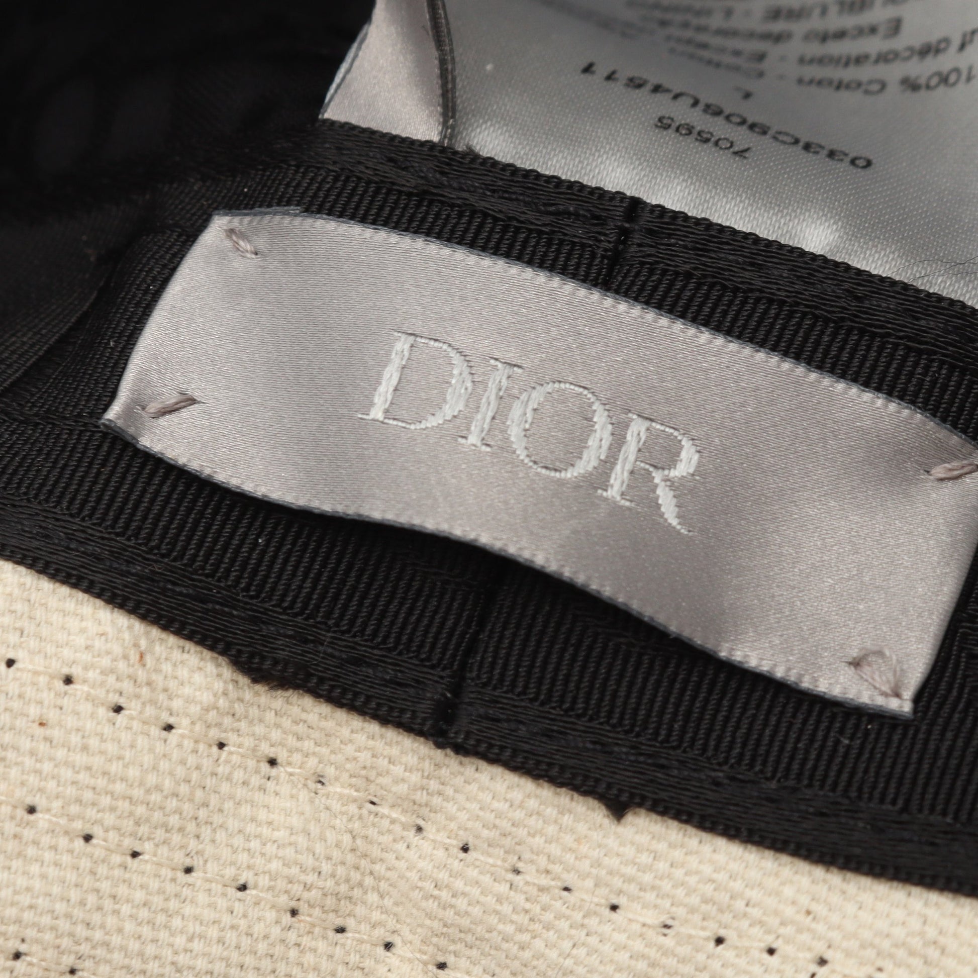 DIOR × TRAVIS SCOTT CACTUS JACK バケット ハット コットン ブラック クリスチャンディオール 財布・小物 Christian Dior