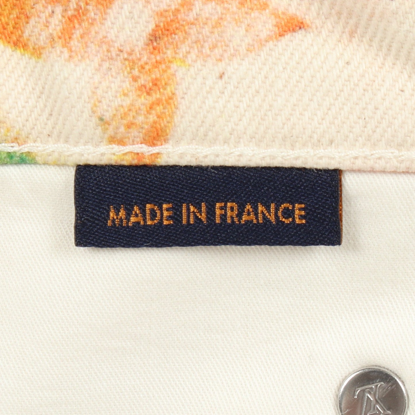 LVパステルレギュラー デニムパンツ コットン ホワイト マルチカラー ルイヴィトン
