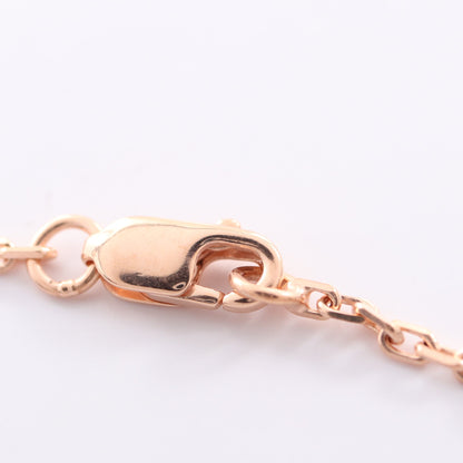 MINI POP H ミニポップアッシュ マロングラッセ ネックレス GP ピンクゴールド ベージュ エルメス アクセサリー HERMES