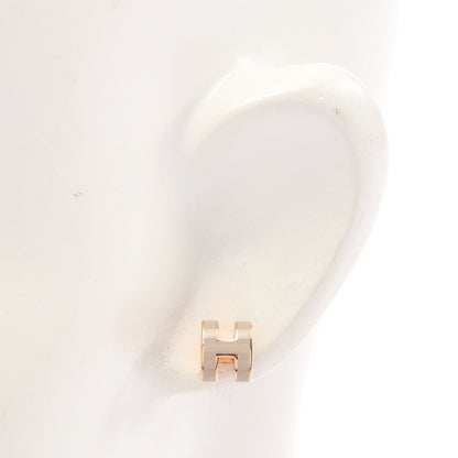 MINI POP H ミニポップアッシュ マロングラッセ ピアス GP ピンクゴールド ベージュ エルメス