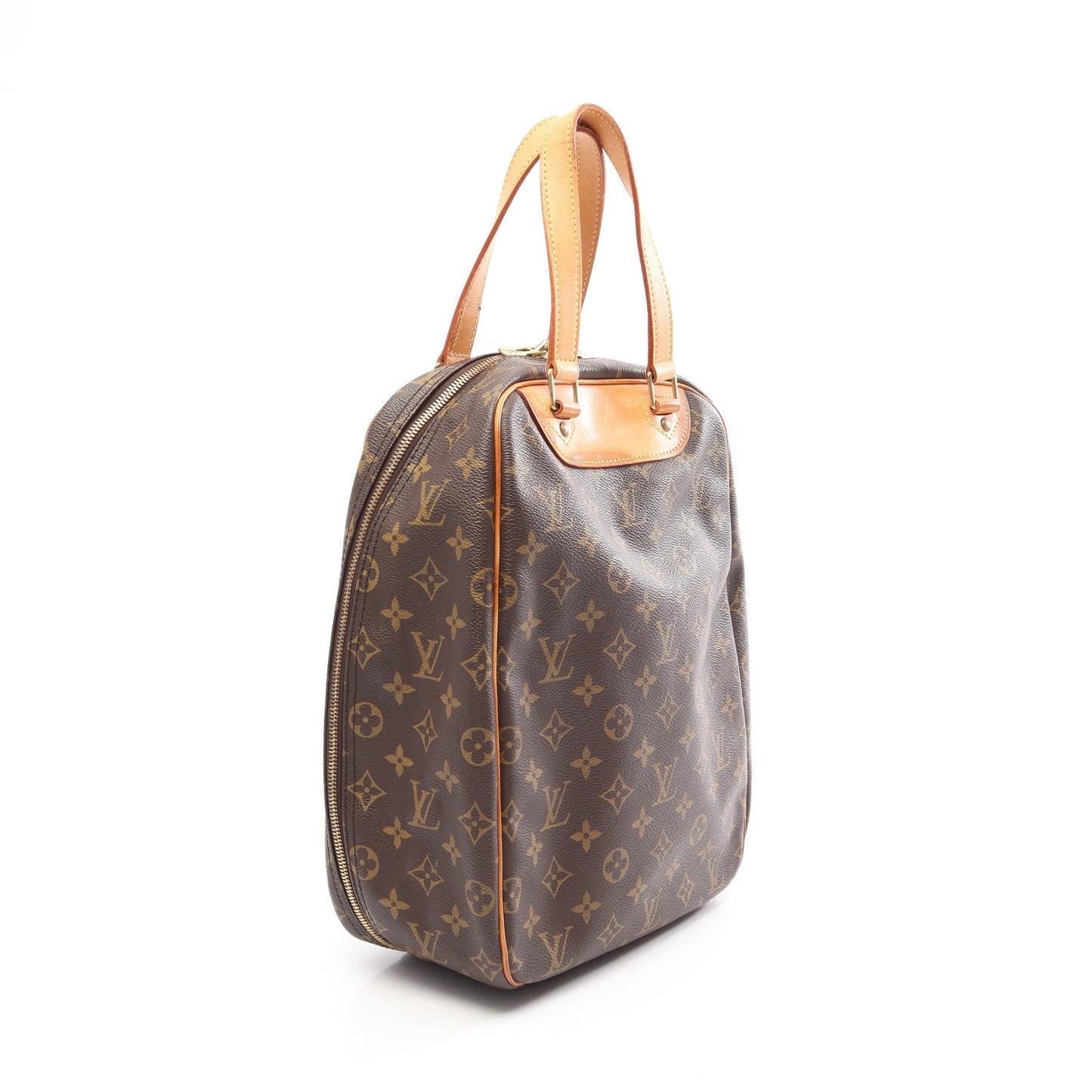エクスキュルシオン モノグラム ハンドバッグ PVC レザー ブラウン ルイヴィトン バッグ LOUIS VUITTON