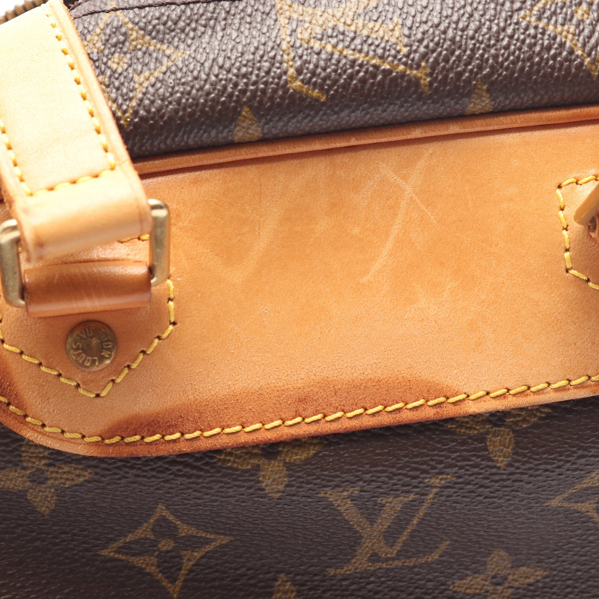 エクスキュルシオン モノグラム ハンドバッグ PVC レザー ブラウン ルイヴィトン バッグ LOUIS VUITTON