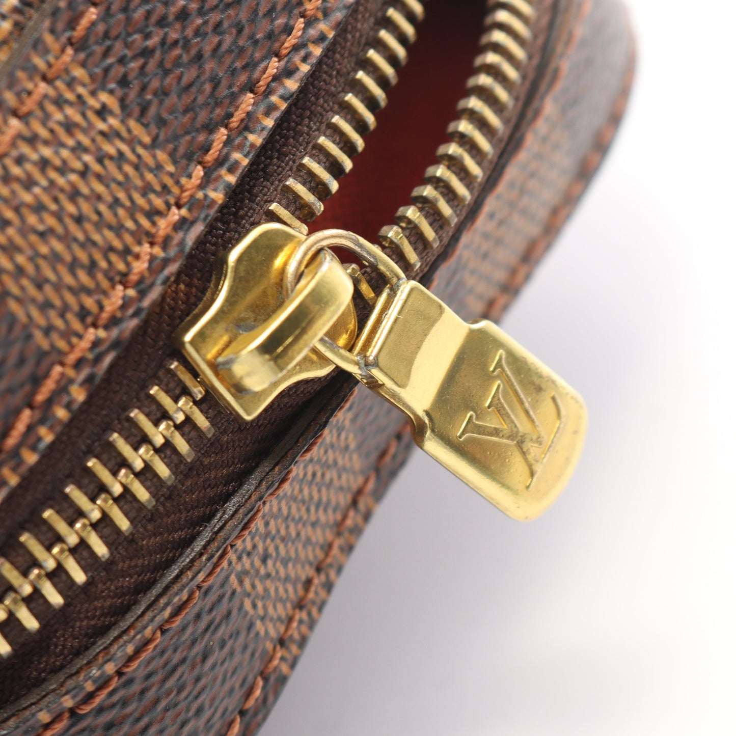 ジェロニモス ダミエエベヌ ボディバッグ PVC ブラウン ルイヴィトン バッグ LOUIS VUITTON