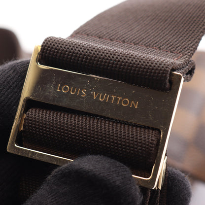 ジェロニモス ダミエエベヌ ボディバッグ PVC ブラウン ルイヴィトン バッグ LOUIS VUITTON
