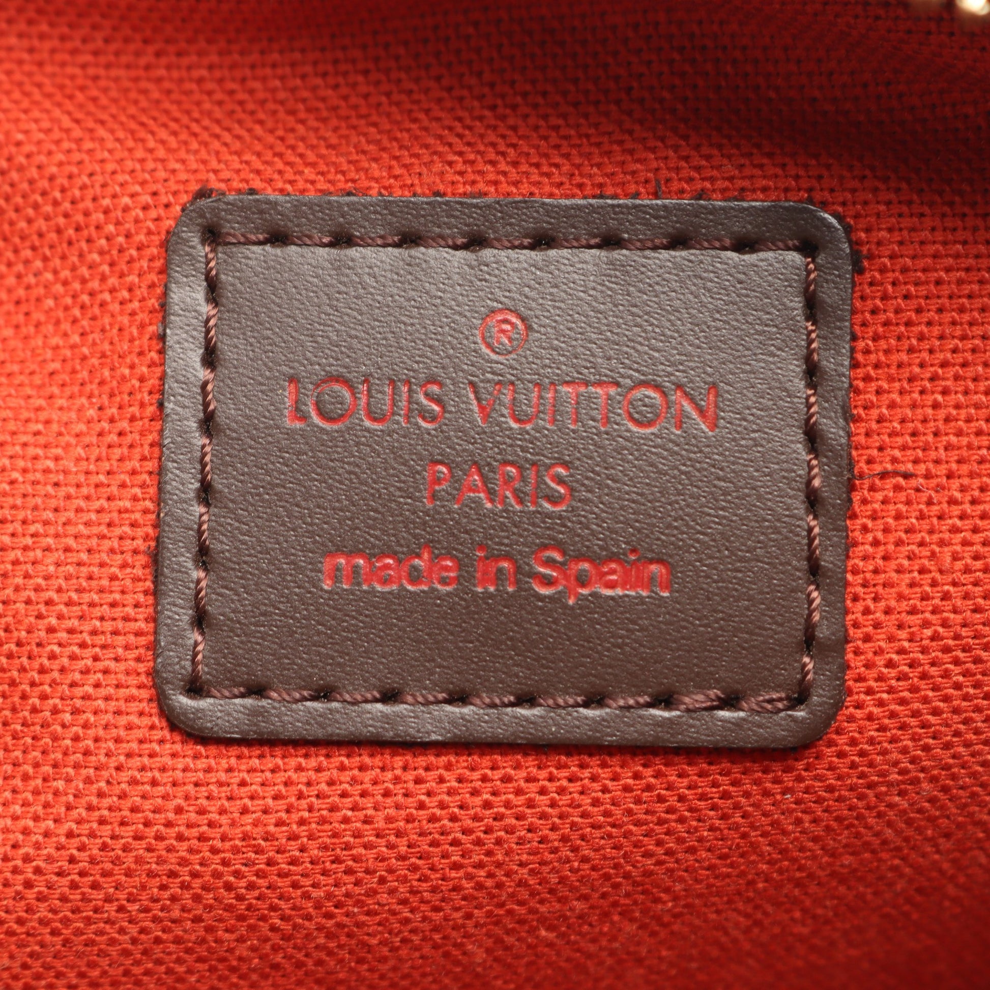 ジェロニモス ダミエエベヌ ボディバッグ PVC ブラウン ルイヴィトン バッグ LOUIS VUITTON