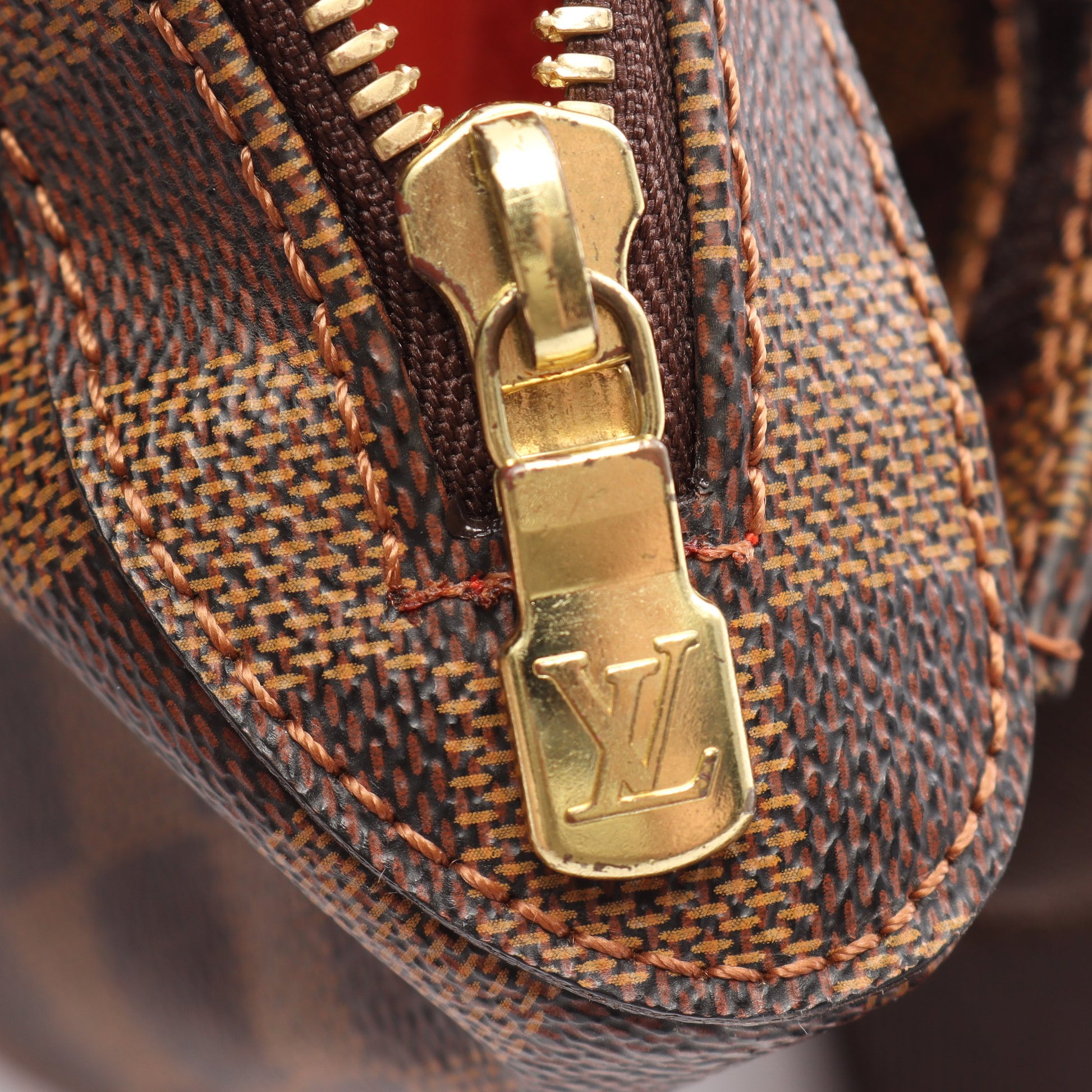 ジェロニモス ダミエエベヌ ボディバッグ PVC ブラウン ルイヴィトン バッグ LOUIS VUITTON
