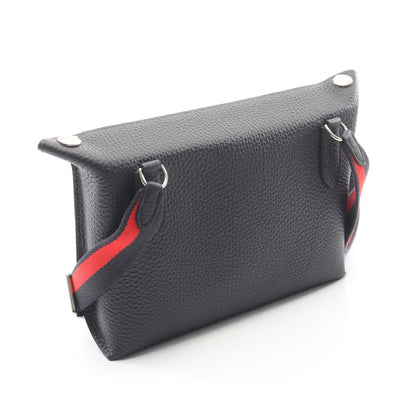 ヴィド ポッシュ キャバン ショルダーバッグ トゴ ダークネイビー シルバー金具 K刻印 エルメス