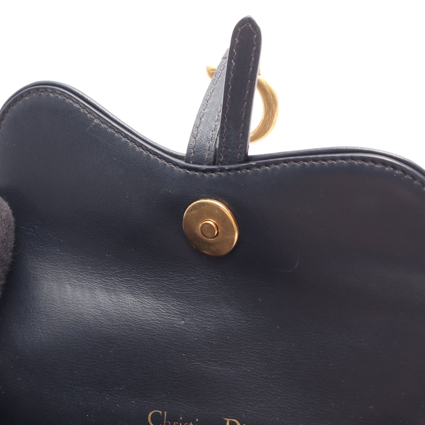 SADDLE サドル オブリーク ジャガード ボディバッグ ウエストバッグ キャンバス レザー ベージュ ネイビー クリスチャンディオール