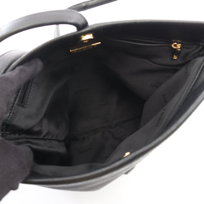 アナグラム ショルダーバッグ レザー ブラック ロエベ バッグ LOEWE