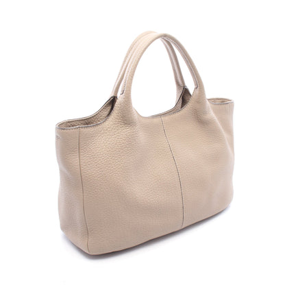 ALH SHOPPING PICCOLA 2WAY ハンドバッグ トートバッグ レザー グレーベージュ トッズ