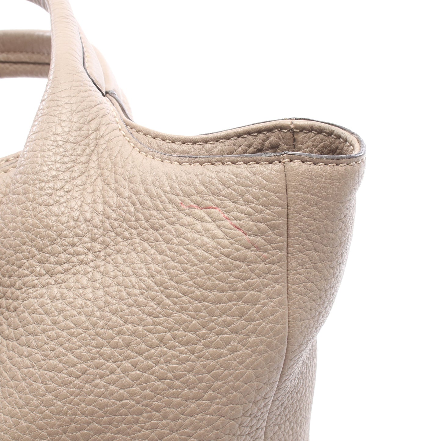 ALH SHOPPING PICCOLA 2WAY ハンドバッグ トートバッグ レザー グレーベージュ トッズ