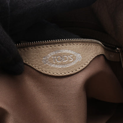 ALH SHOPPING PICCOLA 2WAY ハンドバッグ トートバッグ レザー グレーベージュ トッズ