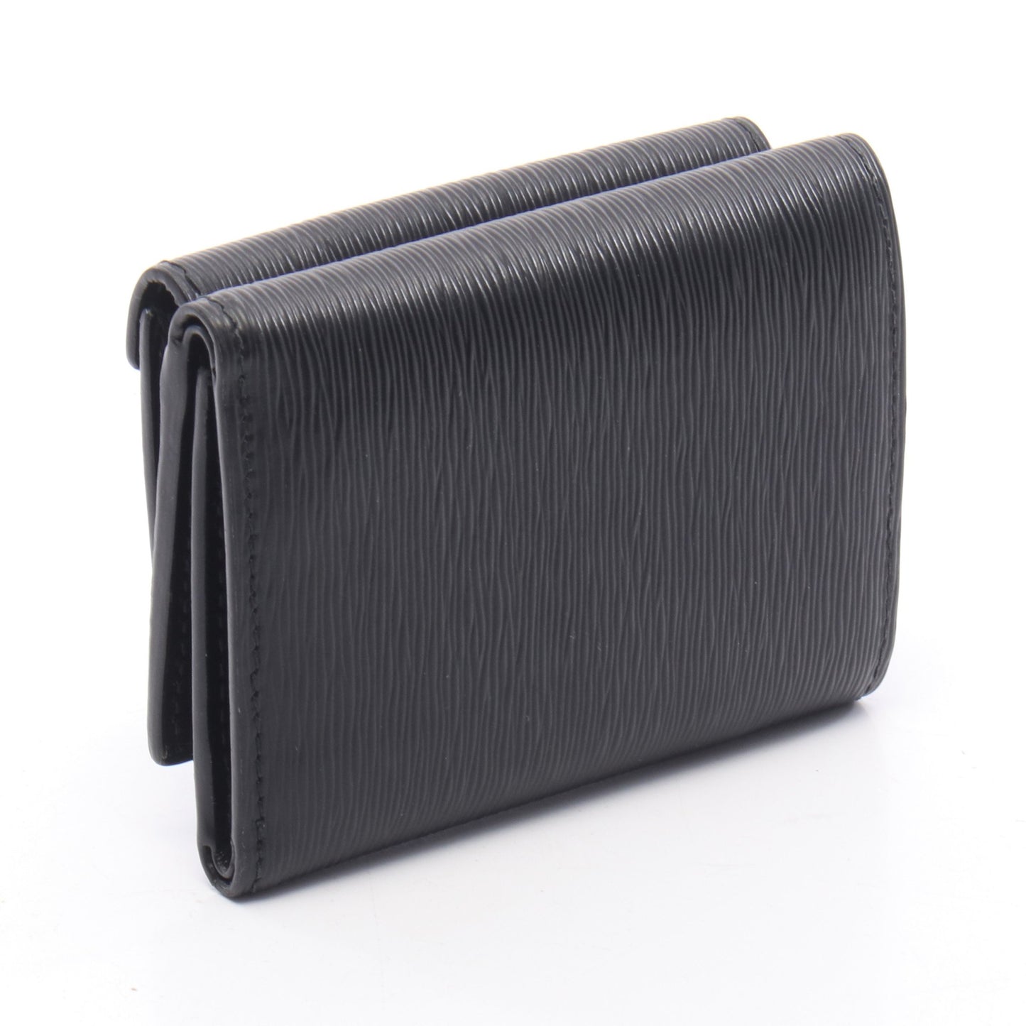 VITELLO MOVE コンパクトウォレット 三つ折り財布 レザー ブラック プラダ