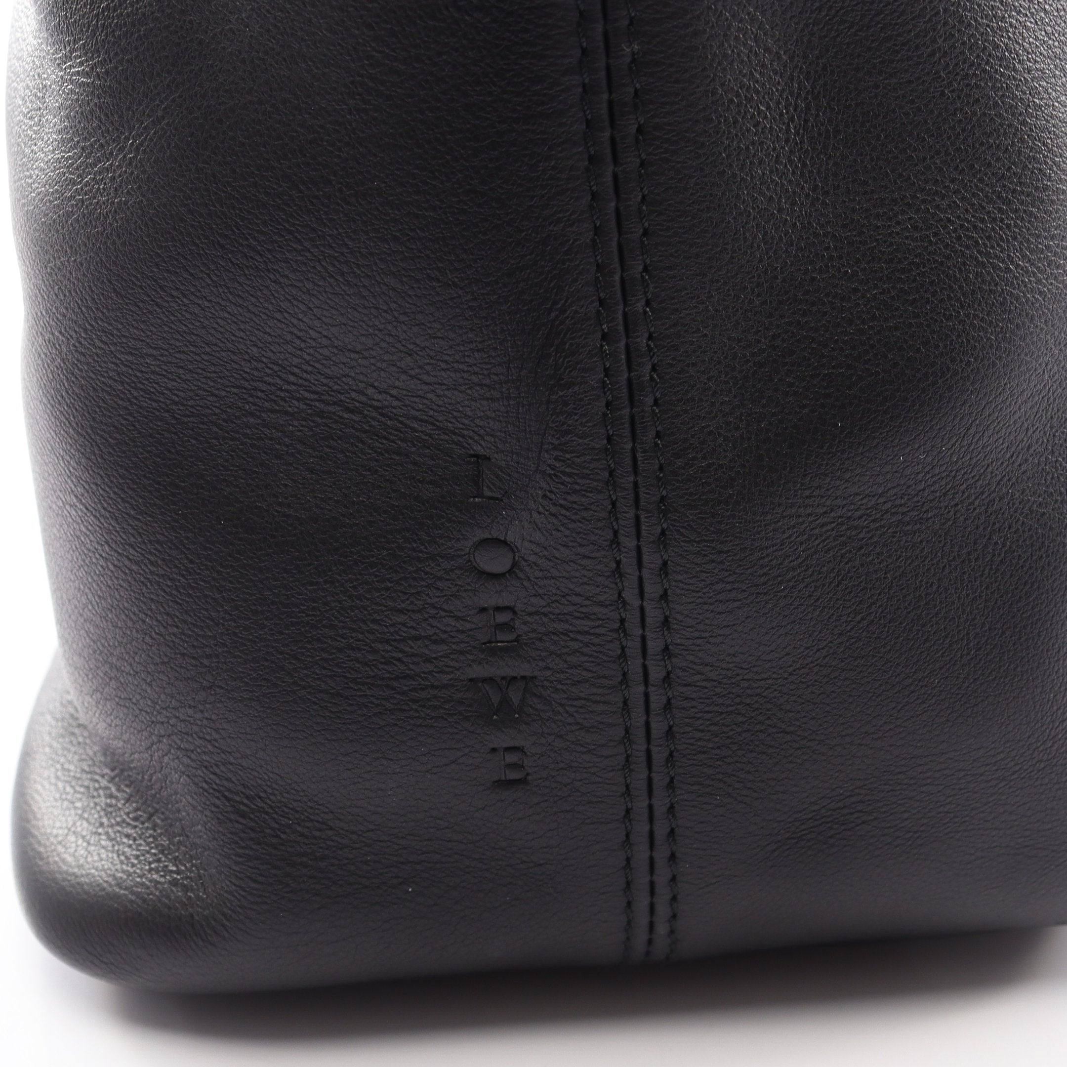 LOEWE ロエベ ハンドバッグ ブラック レザー ハンドバッグ レザー ブラック ロエベ – RECLO