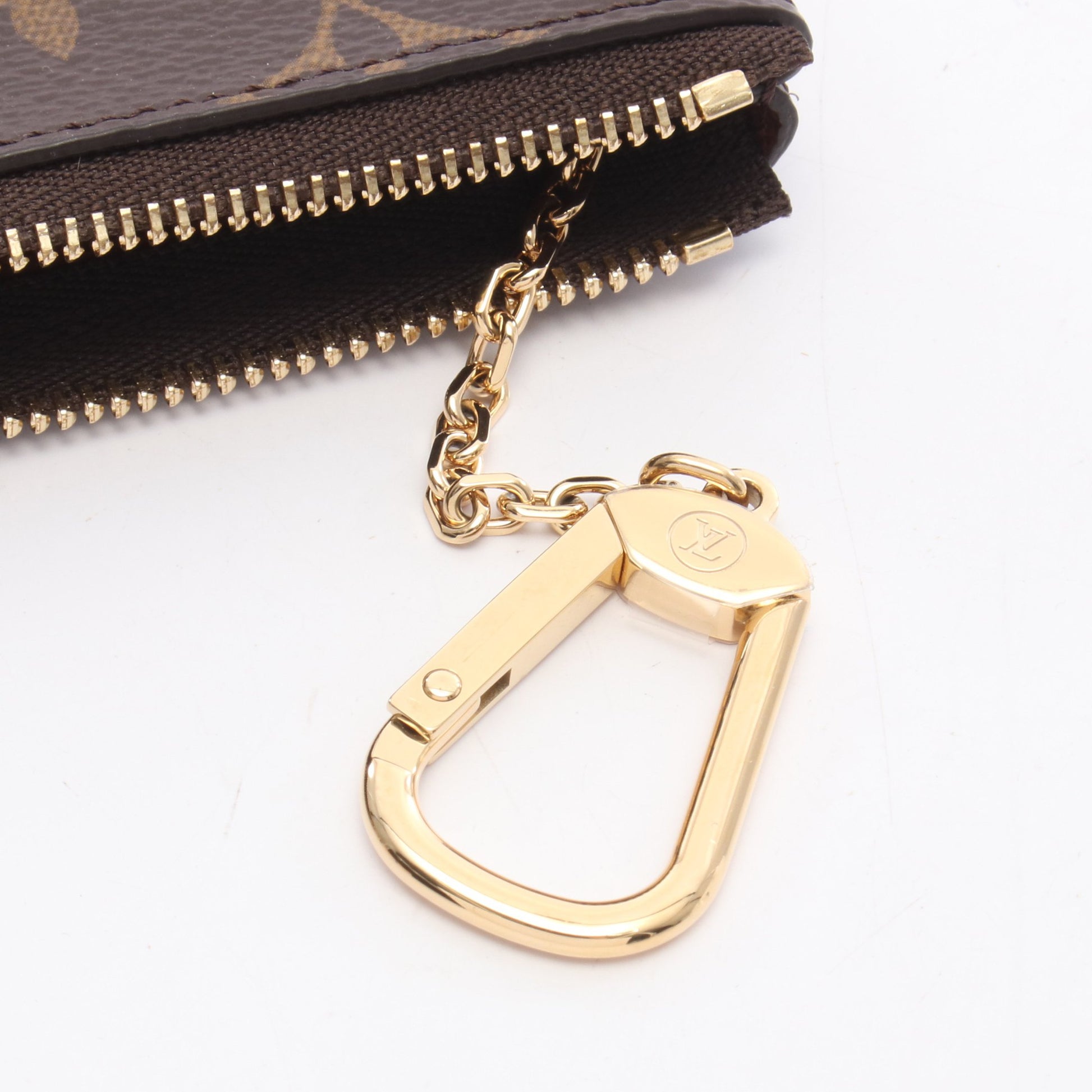 ポシェット クレ モノグラム キーケース PVC ブラウン ルイヴィトン 財布・小物 LOUIS VUITTON