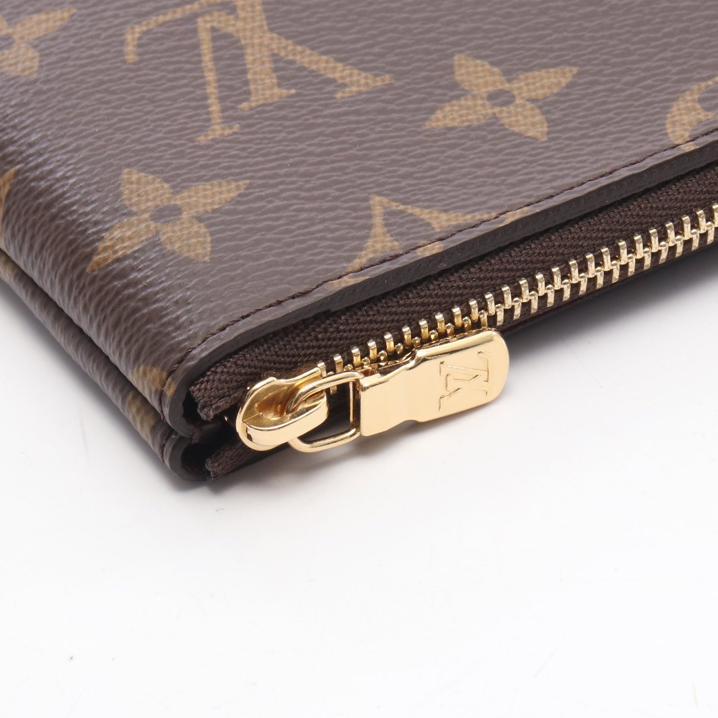 ポシェット クレ モノグラム キーケース PVC ブラウン ルイヴィトン 財布・小物 LOUIS VUITTON