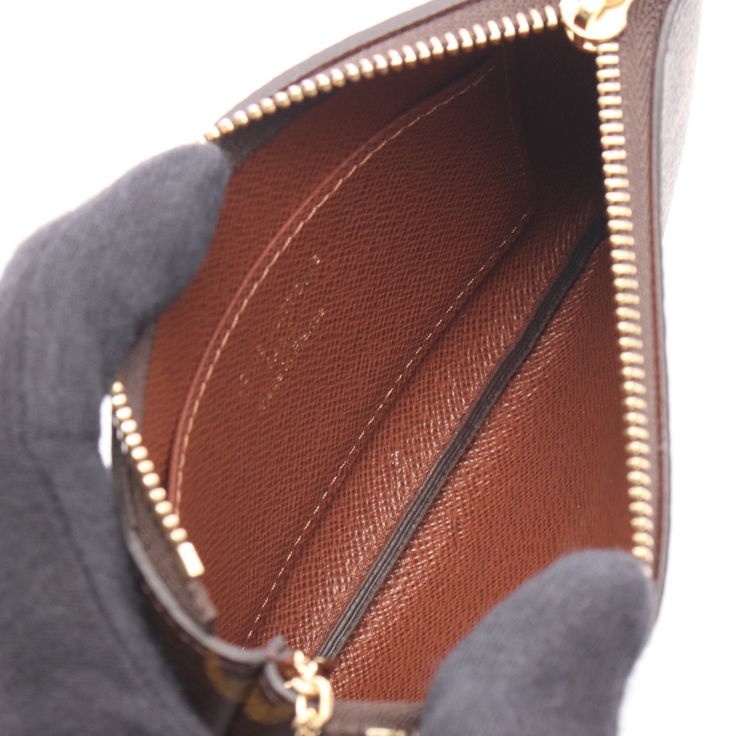 ポシェット クレ モノグラム キーケース PVC ブラウン ルイヴィトン 財布・小物 LOUIS VUITTON