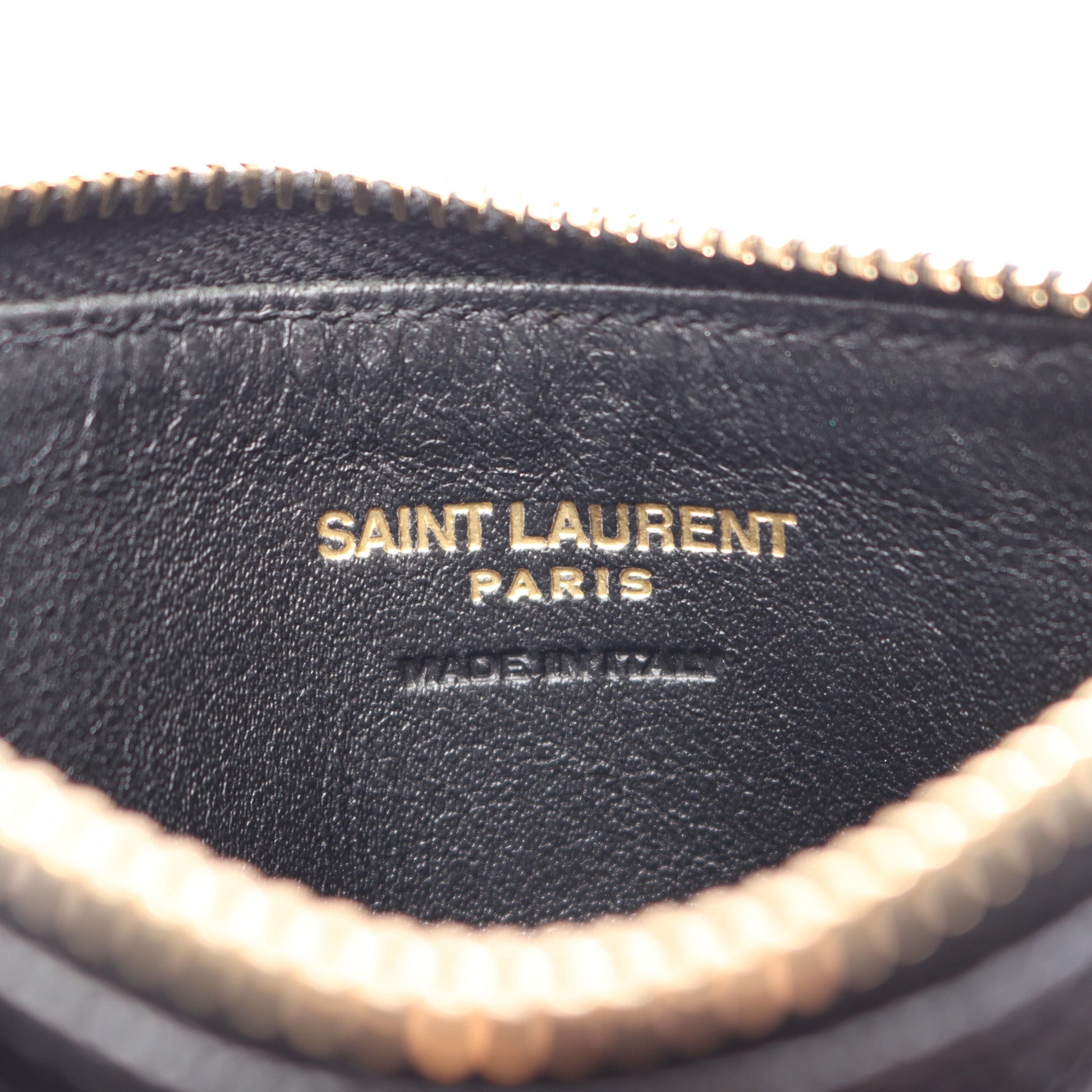 モノグラム フラグメント カードケース レザー ブラック サンローランパリ 財布・小物 SAINT LAURENT PARIS