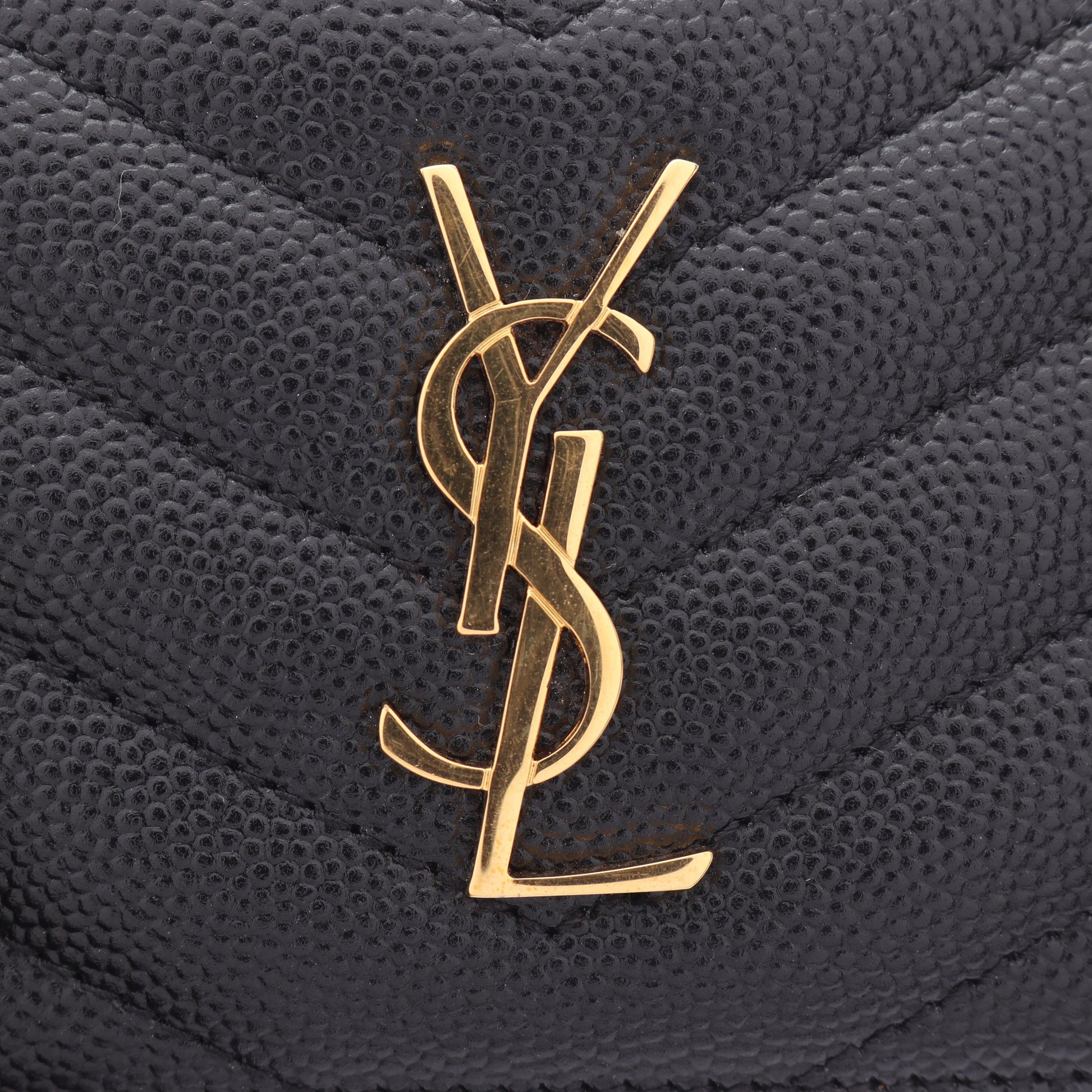 モノグラム フラグメント カードケース レザー ブラック サンローランパリ 財布・小物 SAINT LAURENT PARIS