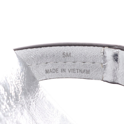 MILLER WEDGE ミラー スライドサンダル レザー シルバー トリーバーチ