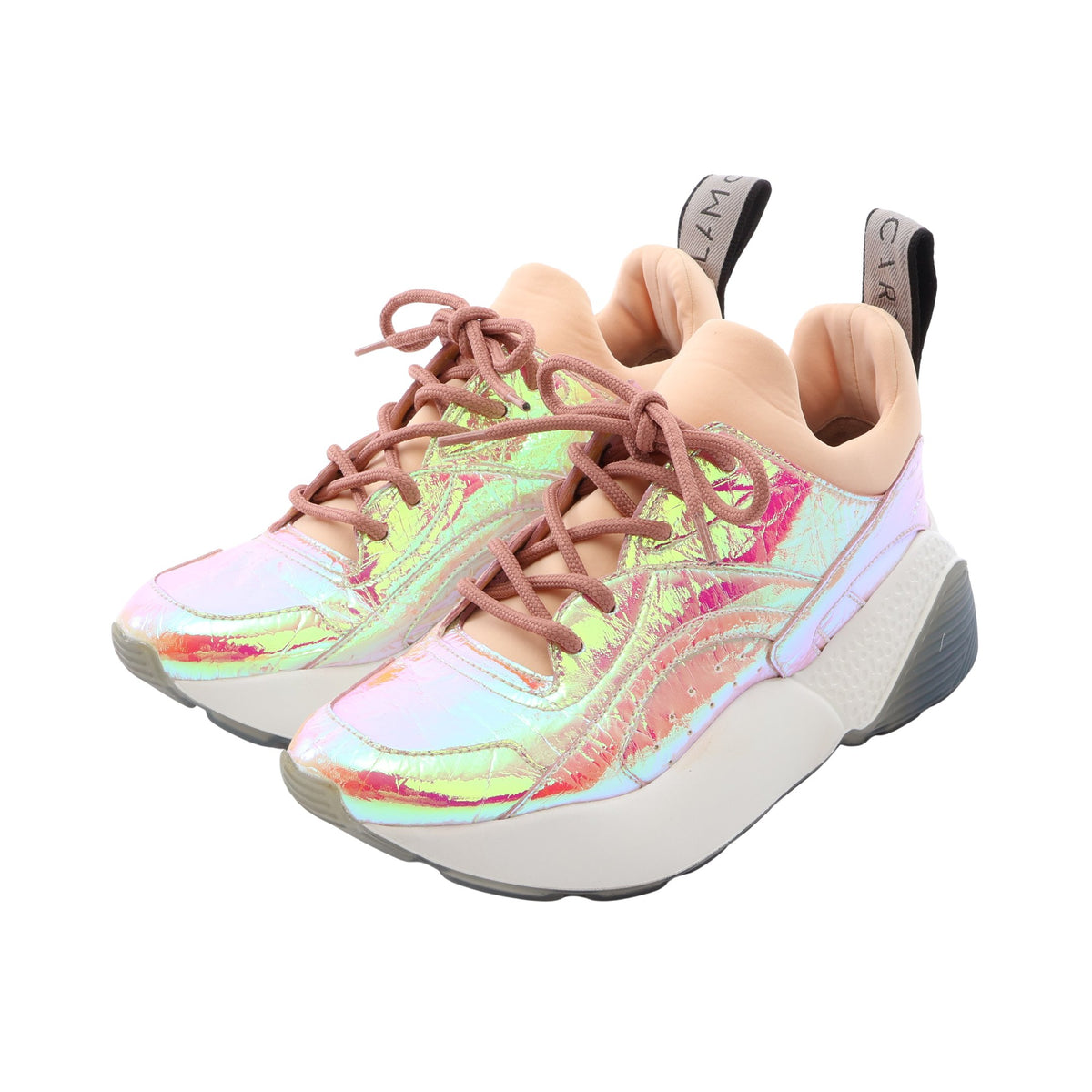 Stella McCartney × PHOENIX BROTHERS ECLYPSE エクリプス ホログラム スニーカー ファブリック フェイクレザー ピンク ステラマッカートニー シューズ Stella McCartney