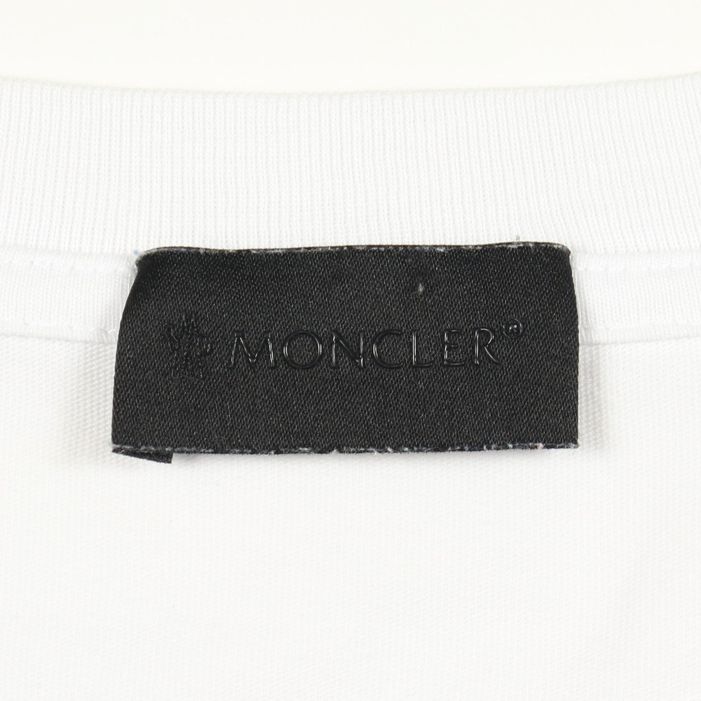 ロゴレタリング 半袖Tシャツ コットン ホワイト モンクレール