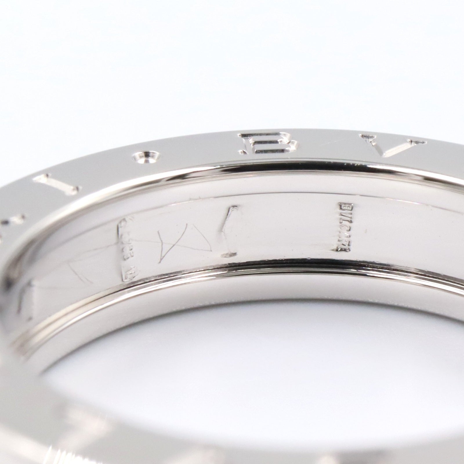 B-zero1 ビーゼロワン リング 1バンド リング 指輪 K18WG ホワイトゴールド ブルガリ アクセサリー BVLGARI