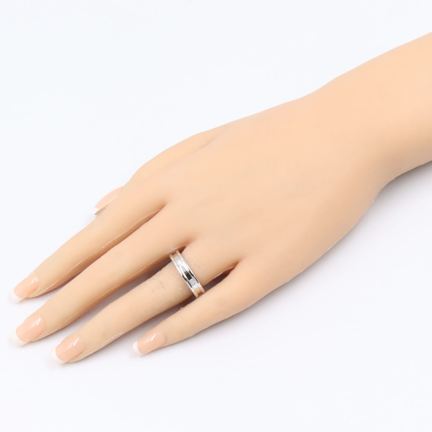 B-zero1 ビーゼロワン リング 1バンド リング 指輪 K18WG ホワイトゴールド ブルガリ アクセサリー BVLGARI