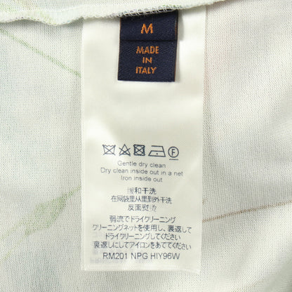 フラワーエンブロイダリー 半袖Tシャツ コットン ライトブルー マルチカラー ルイヴィトン トップス LOUIS VUITTON