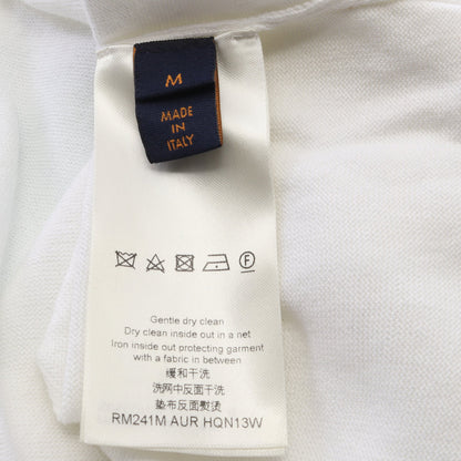 LV SKI ロゴ ショートスリーブ クルーネック Tシャツ ニット コットン ホワイト ブルー ルイヴィトン