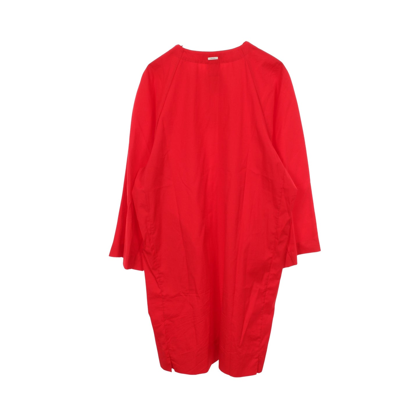 長袖 ワンピース コットン レッド エスマックスマーラ ワンピース S Max Mara