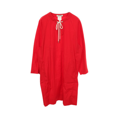 長袖 ワンピース コットン レッド エスマックスマーラ ワンピース S Max Mara