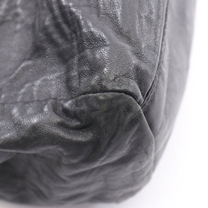 NAPPA ANTIQUE ショルダーバッグ トートバッグ レザー ブラック プラダ
