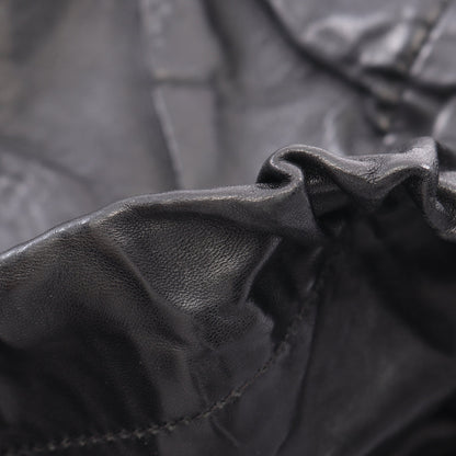 NAPPA ANTIQUE ショルダーバッグ トートバッグ レザー ブラック プラダ