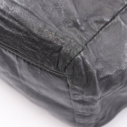 NAPPA ANTIQUE ショルダーバッグ トートバッグ レザー ブラック プラダ