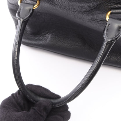 VIT.DAINO 2WAY ハンドバッグ レザー ブラック プラダ バッグ PRADA