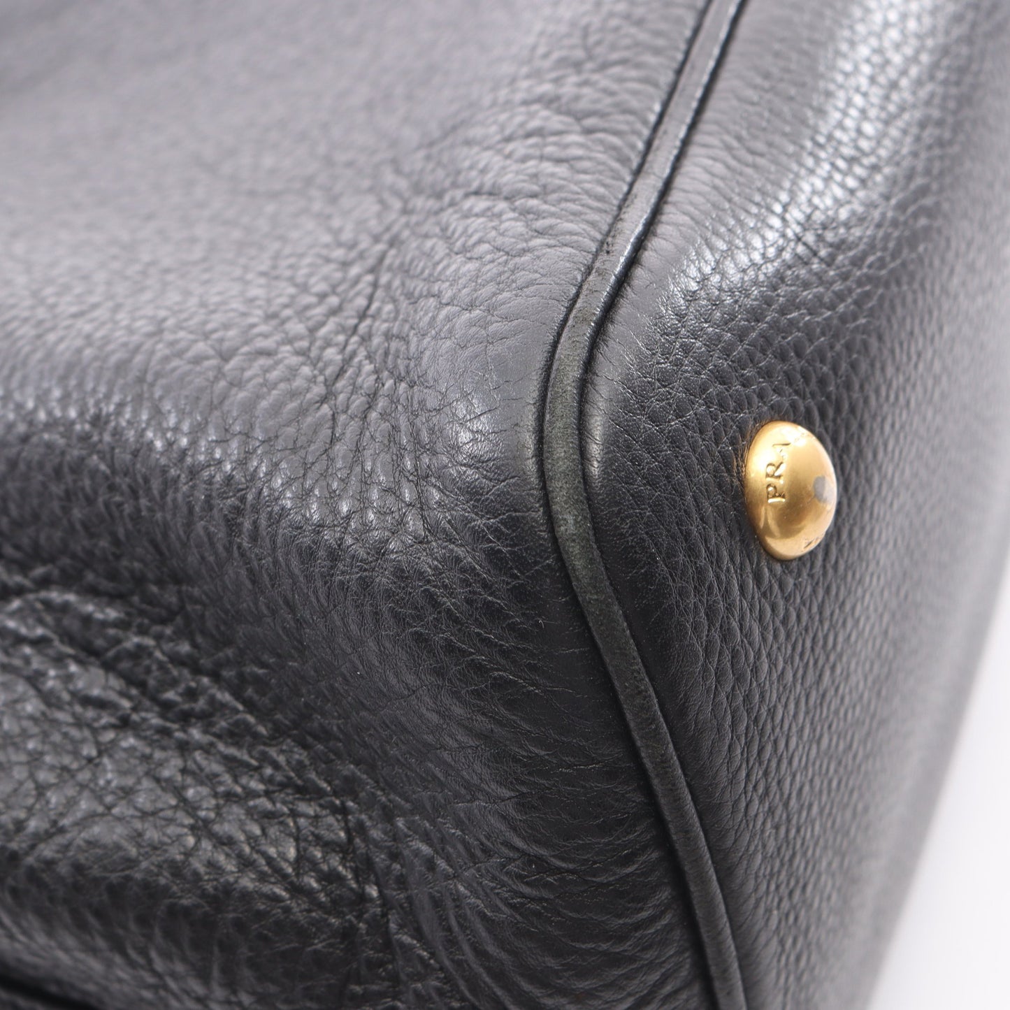 VIT.DAINO 2WAY ハンドバッグ レザー ブラック プラダ バッグ PRADA