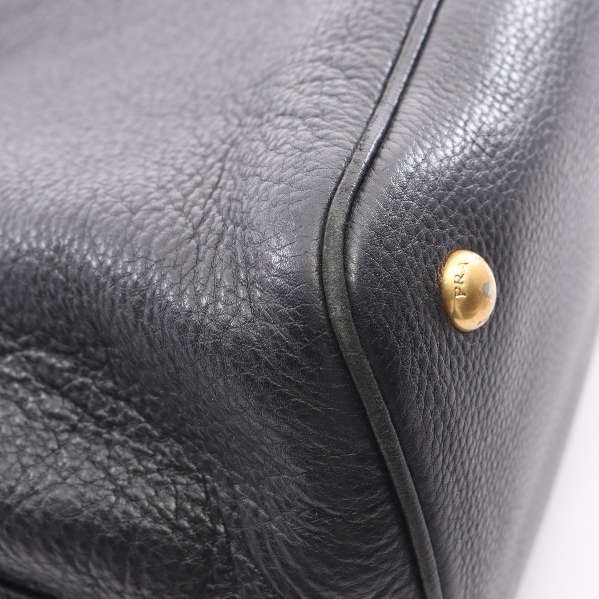 VIT.DAINO 2WAY ハンドバッグ レザー ブラック プラダ バッグ PRADA