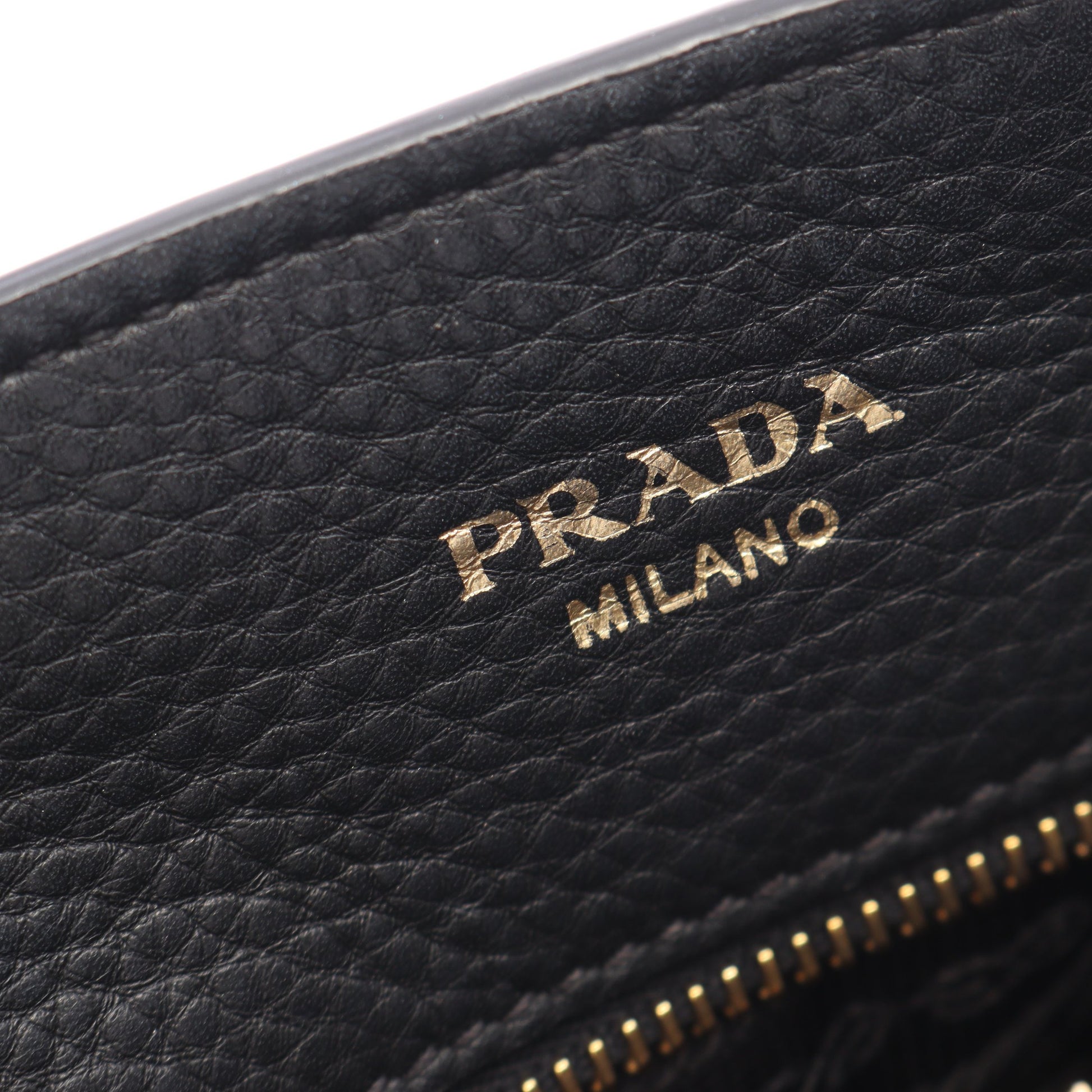 VIT.DAINO 2WAY ハンドバッグ レザー ブラック プラダ バッグ PRADA