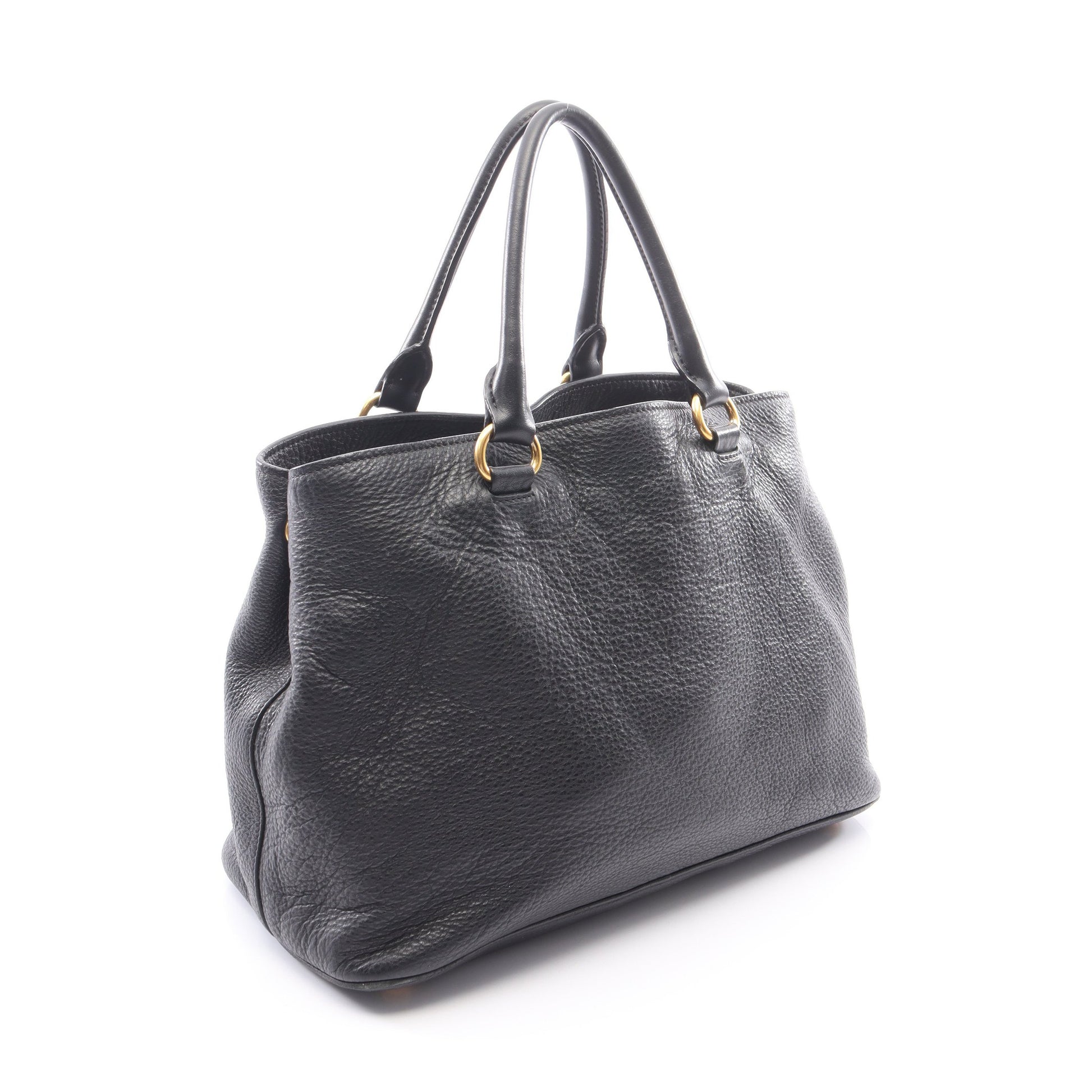 VIT.DAINO 2WAY ハンドバッグ レザー ブラック プラダ バッグ PRADA