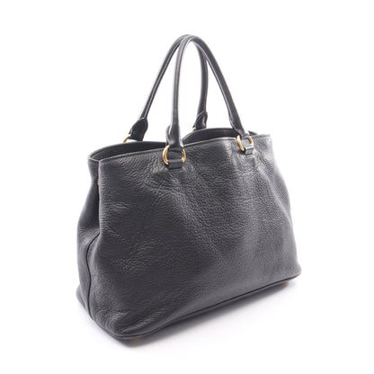 VIT.DAINO 2WAY ハンドバッグ レザー ブラック プラダ バッグ PRADA